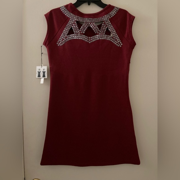 Vertigo 2 Way Red Pomegranate Dress Beautiful Outstanding Stylish - Picture 2 of 11